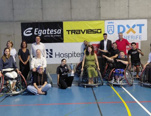 El equipo de Hospiten se suma al entrenamiento del ADEIN Tenerife Fundación CB Canarias